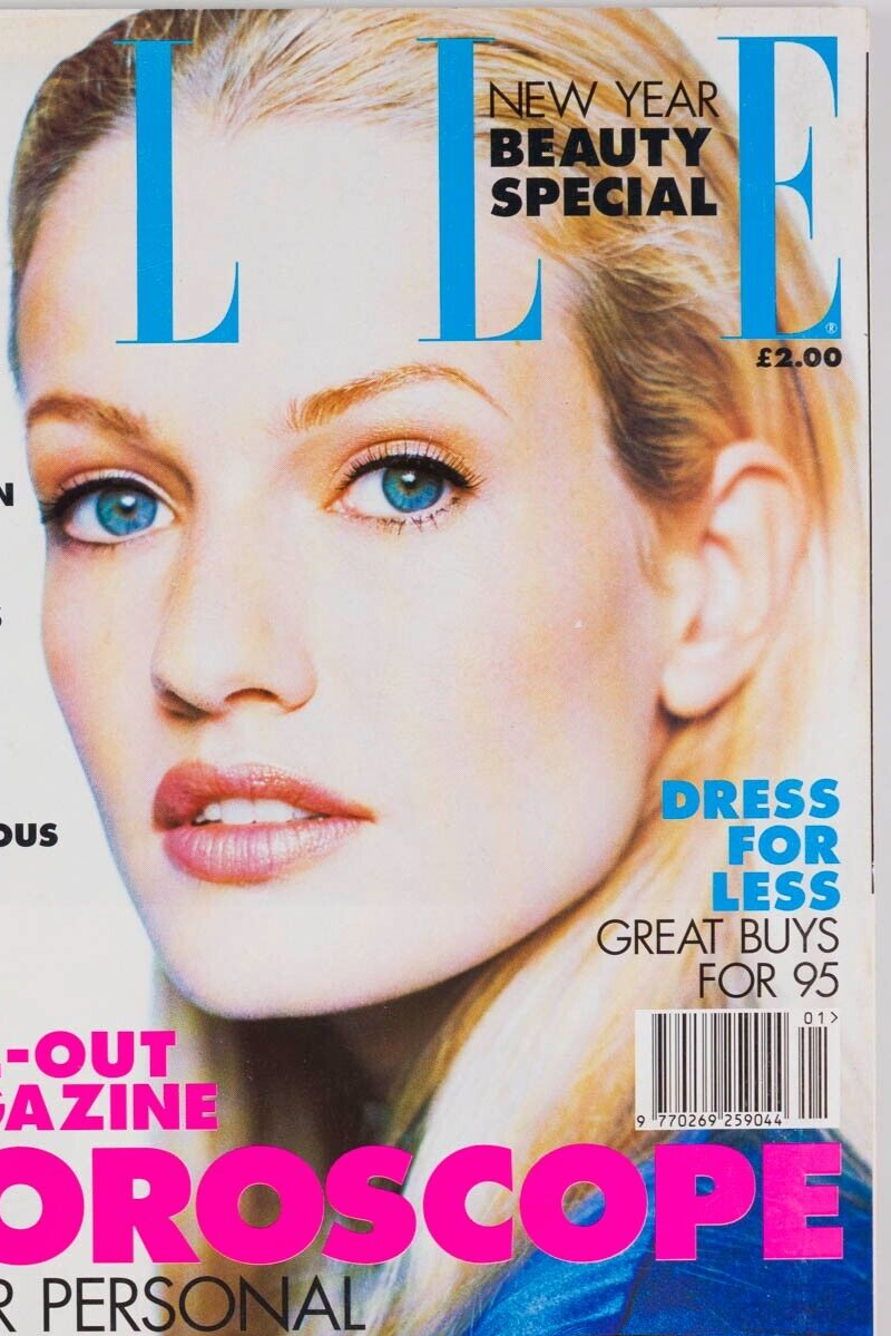 Karen Mulder YASMEEN GHAURI Jenny Shimizu ELLE MAGAZINE Nadja AMBER VALLETTA vtg
