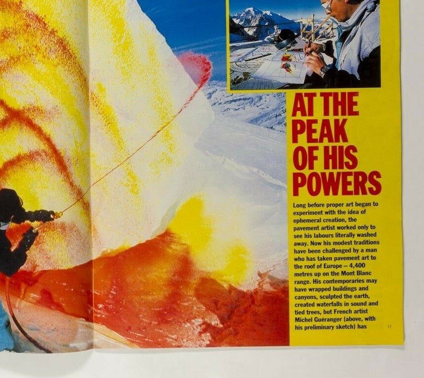 MT BLANC Michel Gueranger RENE BURRI Observer magazine 1986 Michael Clark HIETT