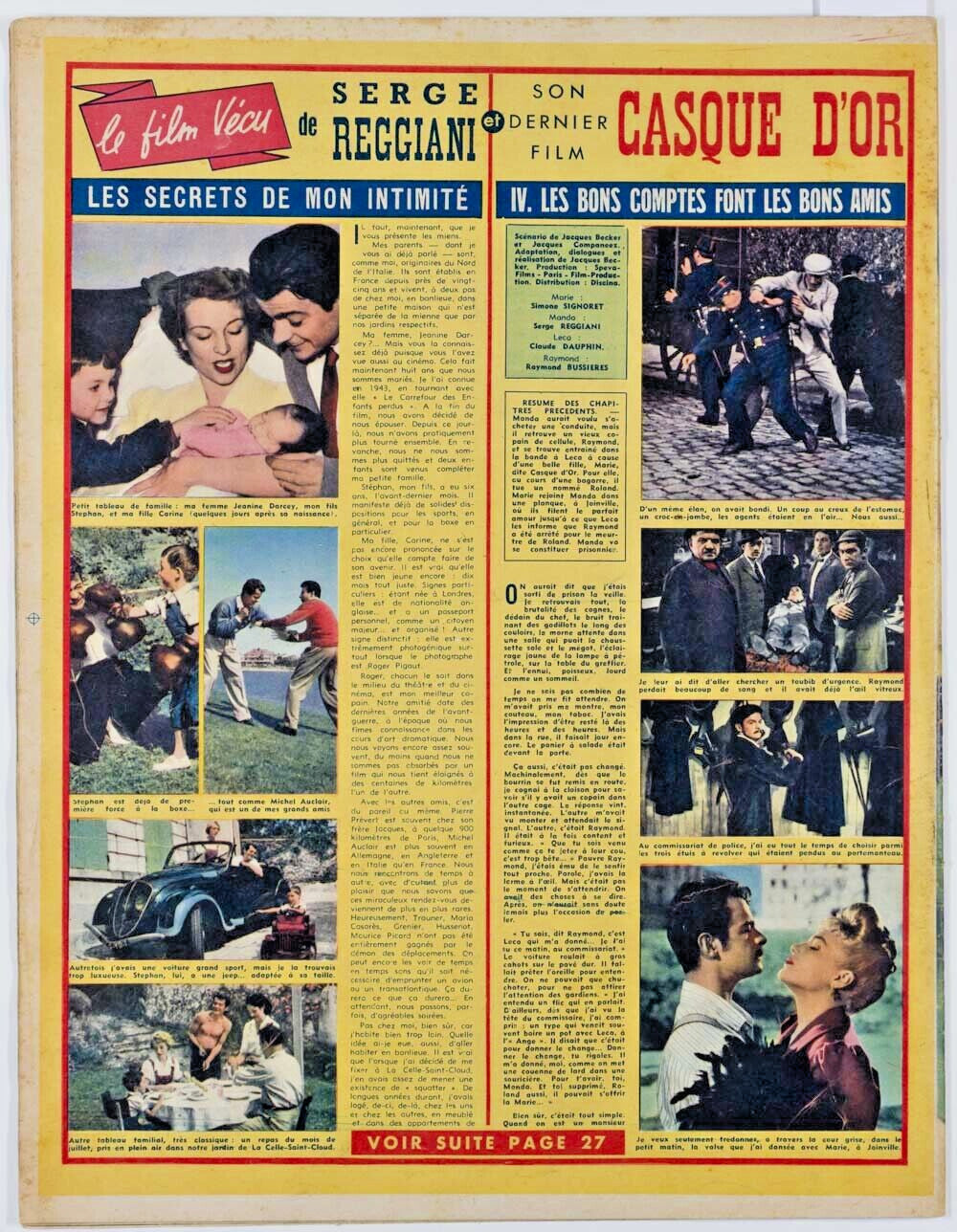 Vivien Leigh CINEMONDE magazine PIER ANGELI Michele Morgan COLETTE March 14 1952