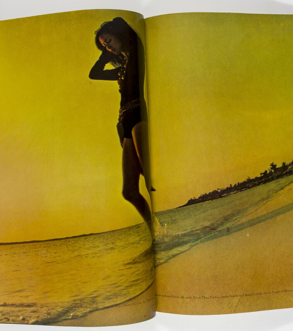 MARISA BERENSON Moyra Swan TWIGGY David Bailey BAHAMAS Ewa Aulin VOGUE May 1969