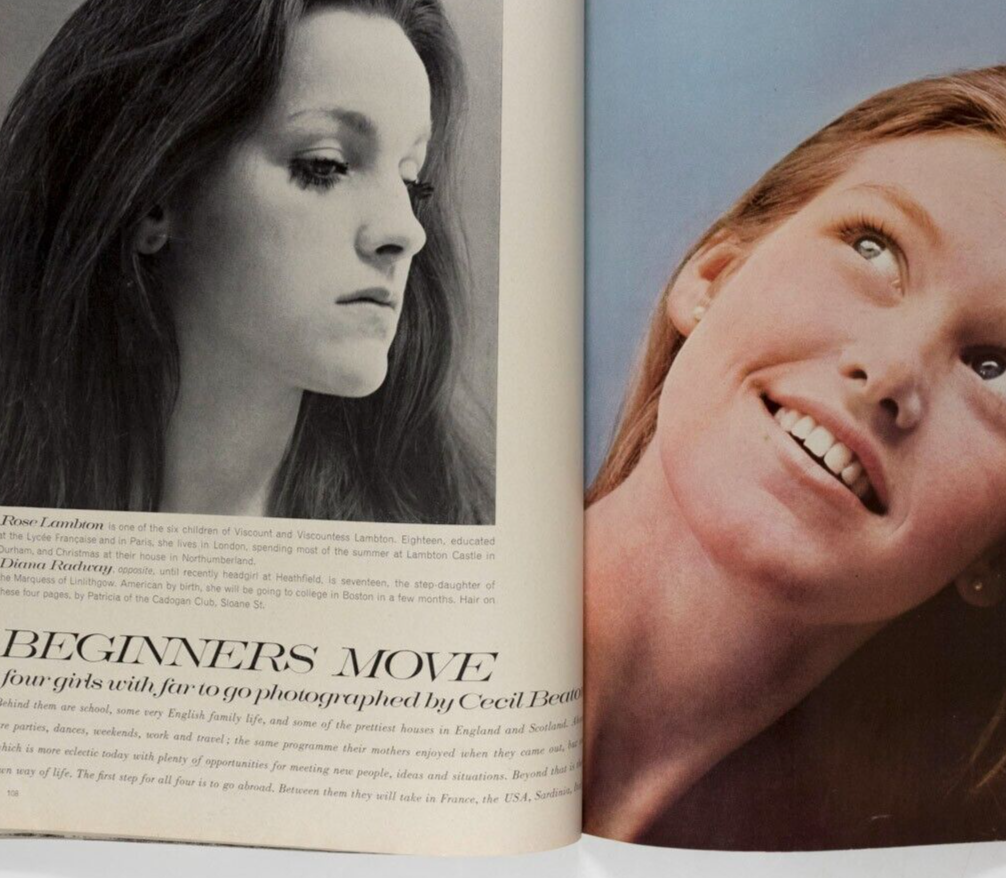 Jean Shrimpton PENELOPE TREE Charlotte Martin GUY BOURDIN Cecil Beaton UK Vogue