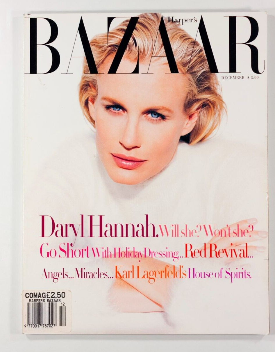 Daryl Hannah AMBER VALLETTA Kate Moss KARL LAGERFELD Peter Lindbergh US Harper's