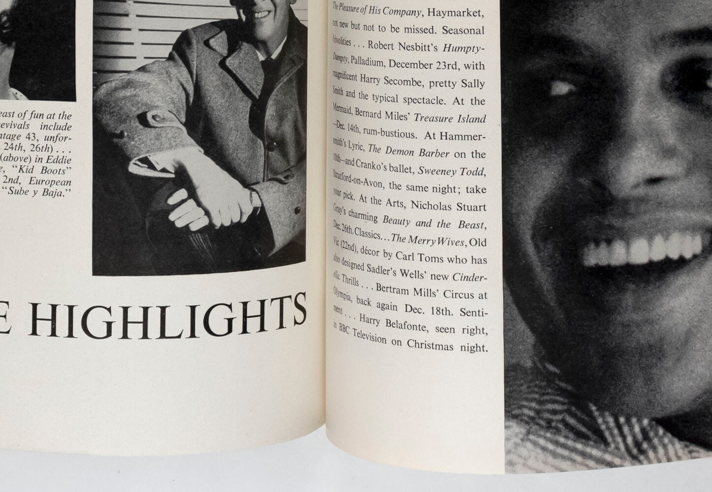 TOM KEOGH Len Deighton ST MORITZ Harpers Bazaar 1959 December EDNA O'BRIEN Paris