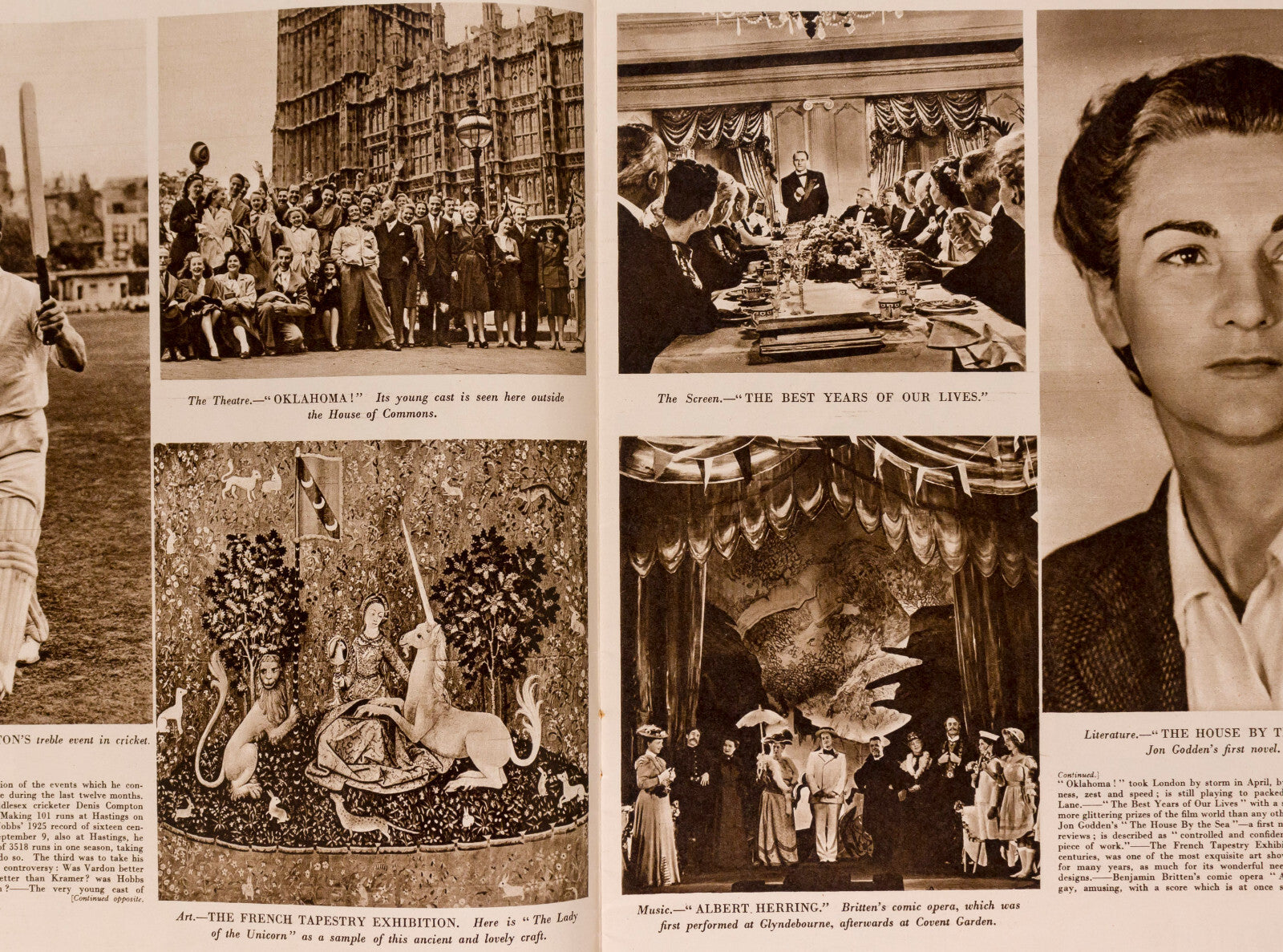 VIVIEN LEIGH Angela Lansbury BARBARA ANN SCOTT The Sketch Dec 1947 Celia Johnson