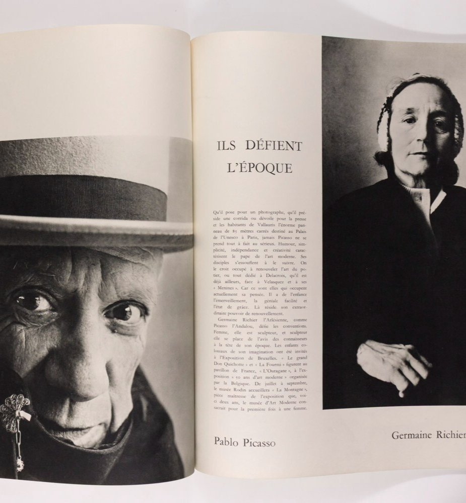 Rose Marie Le Quellec GUY BOURDIN Picasso PARIS VOGUE June 1958 Spain BELMONDO