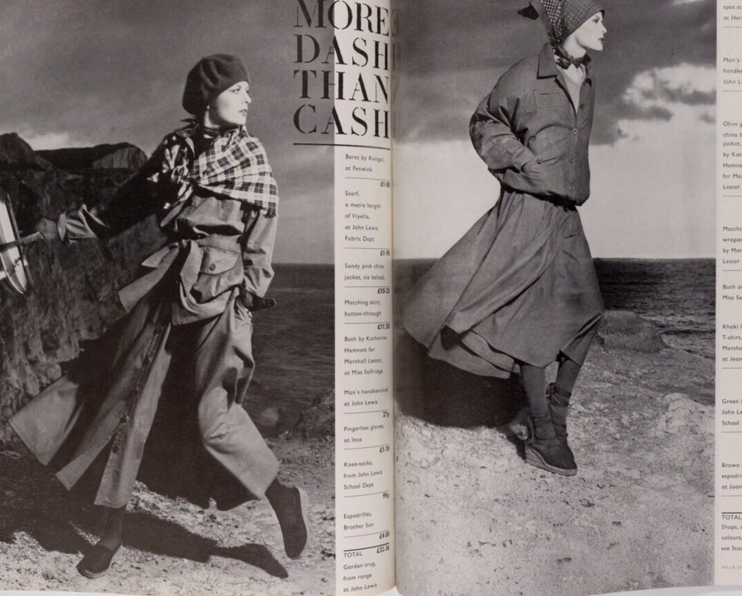 Toscani NORMAN PARKINSON Nina Campbell VOGUE February 1975 50th birthday present
