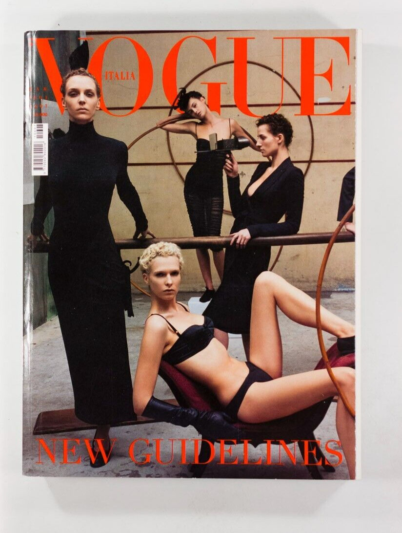 Hannelore Knuts JENNIFER GARNER Chiara Mastroianni VOGUE ITALIA 2001 Bruce Weber