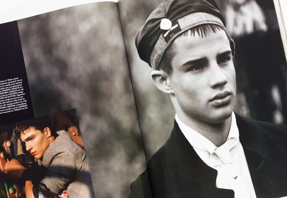 Andres Segura PAOLO ROVERSI Willy Vanderperre TINA BARNEY + ARENA HOMME magazine