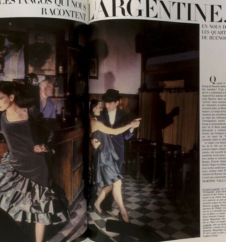 Margaux Hemingway HELMUT NEWTON Charlotte Rampling CLIO GOLDSMITH - PARIS VOGUE