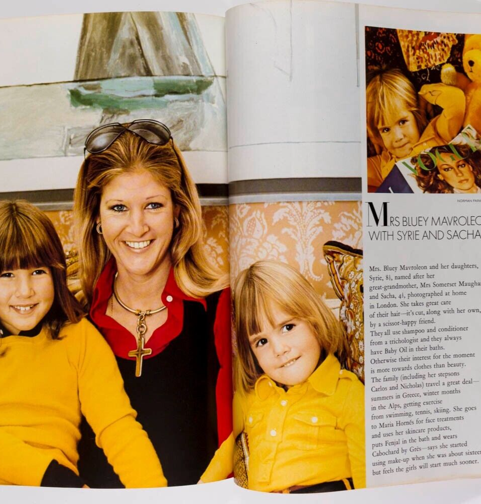 Norman Parkinson PETER SELLERS Clio Goldsmith VOGUE BEAUTY magazine PATRICK HUNT