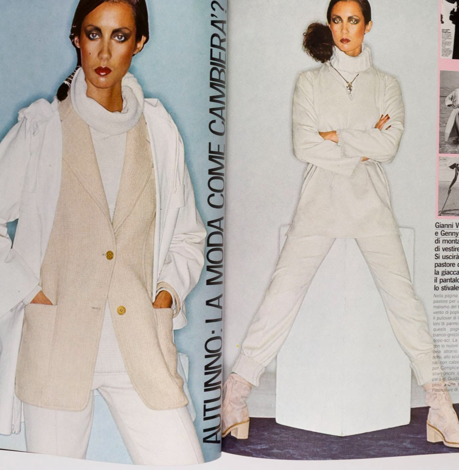 MOYRA SWAN Bill Cunningham ROLLING STONES Vogue Italia July 1976 Parkinson JCDC