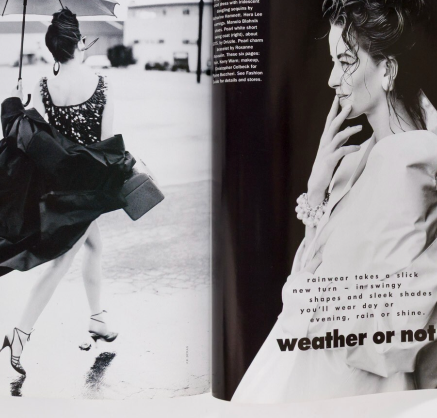 Cindy Crawford BB KING Maggie Smith HARPERS April 1990 Sarah Moon RENE GRUAU vtg