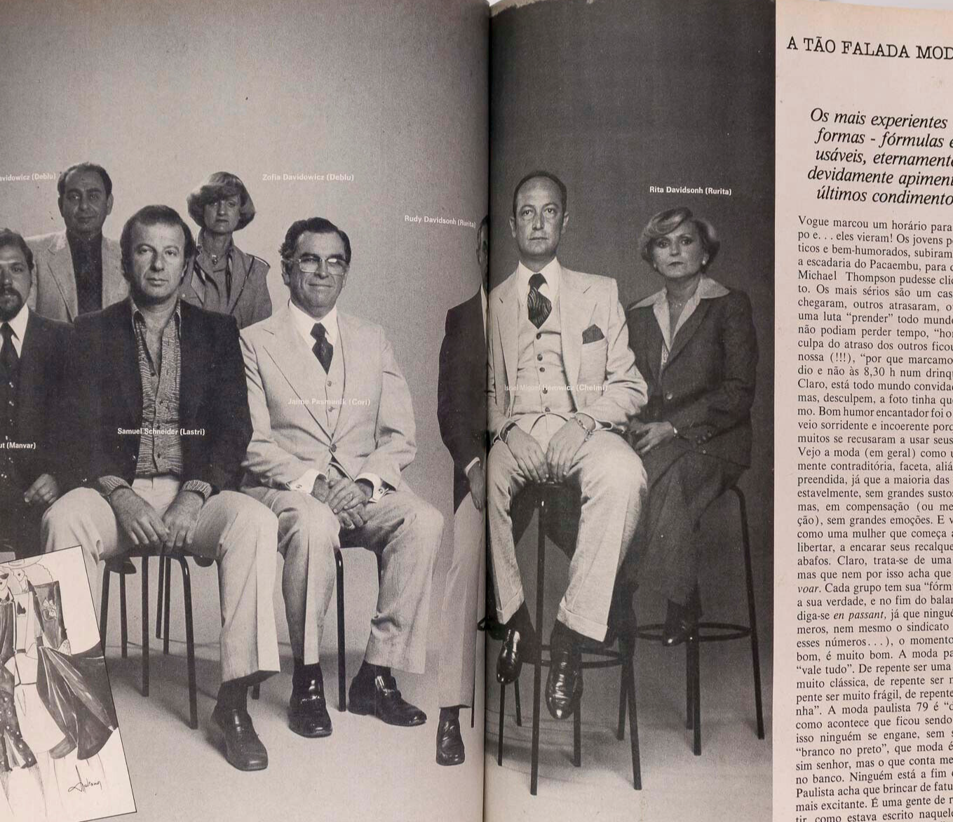 Renata Scarpa VOGUE BRAZIL magazine 1979 July SAO PAULO Sylvia Lutfalla BRASIL