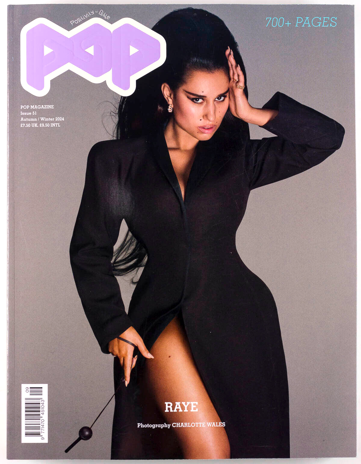 RAYE Hedi Slimane CHARLOTTE WALES Positivity ~ POP FASHION MAGAZINE No # 51 2024