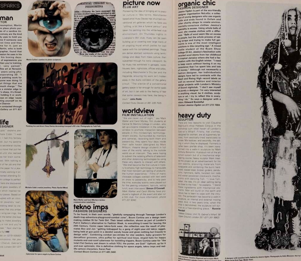 Helena Christensen RUFUS SEWELL Vivienne Westwood MAMBO Wim Wenders i-D magazine