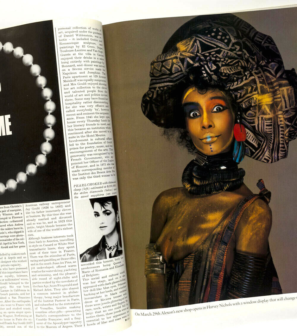 YASMIN LE BON Gloria Steinem TERENCE STAMP Marcel Marien CDG Harpers magazine UK