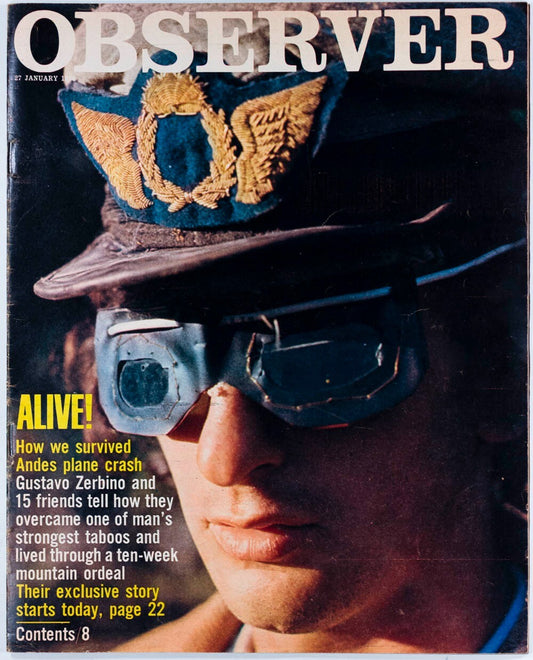 ANDES SURVIVORS Alive SOCIETY OF THE SNOW Gustavo Zerbino PT 1 Observer magazine