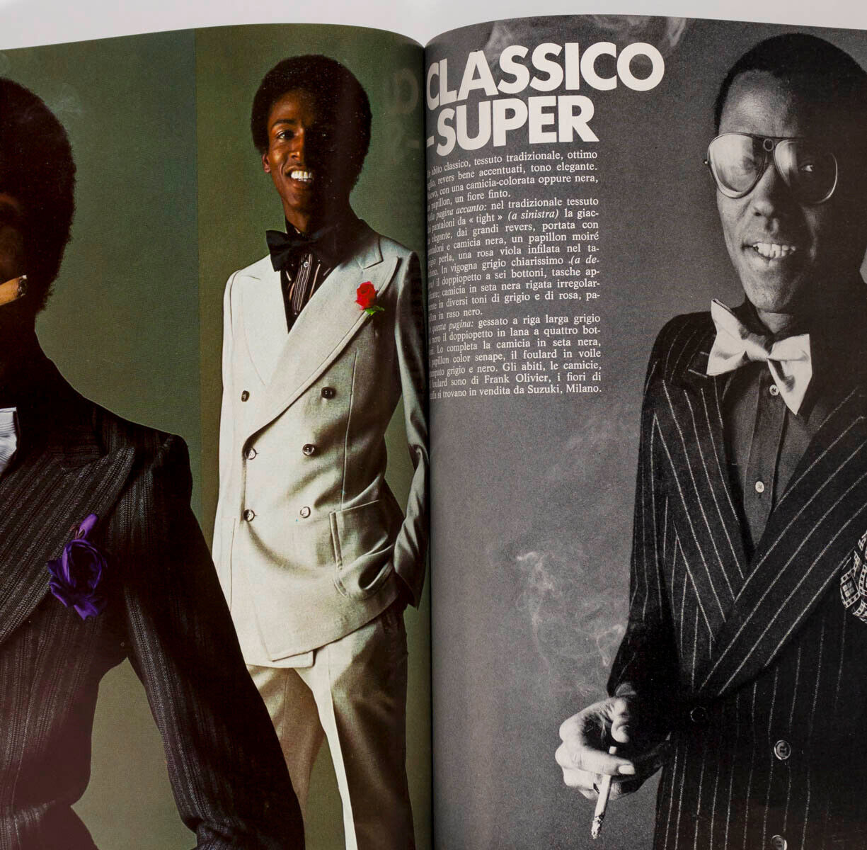 1st BLACK ISSUE L'uomo Vogue JAMES BALDWIN Miles Davis WILLI SMITH Joe Frazier A