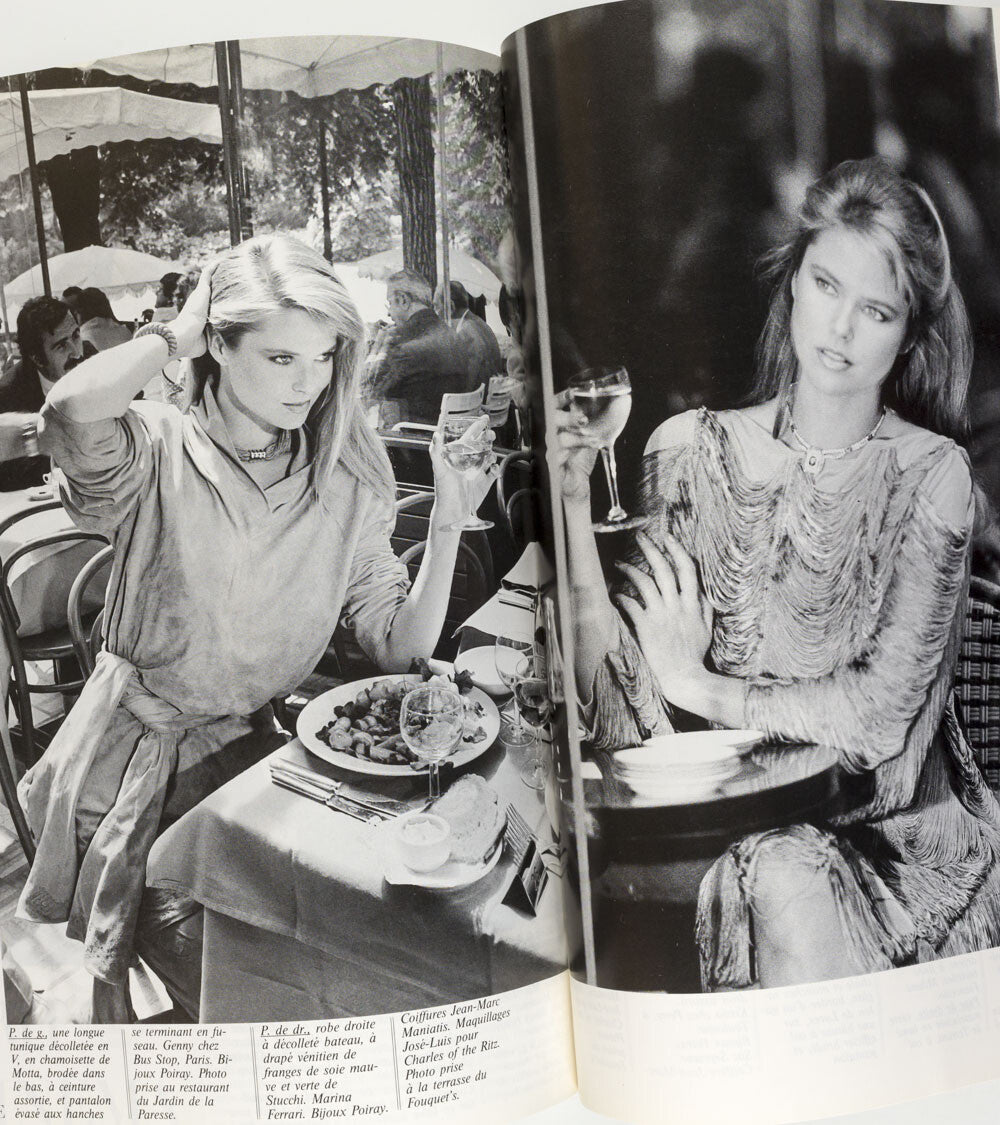 GIA CARANGI Horst HELMUT NEWTON Christie Brinkley PICASSO Carol Alt PARIS VOGUE