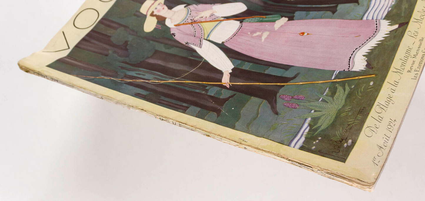 Georges Lepape MAN RAY Golf PARIS VOGUE April 1924 Lingerie AE MARTY Lanvin FIAT
