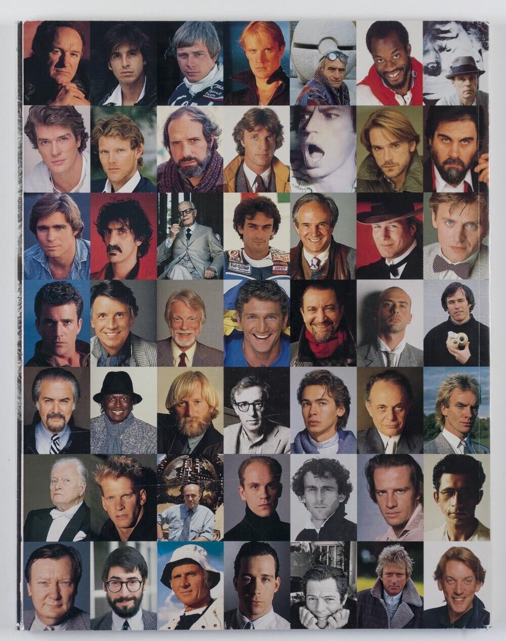 Helmut Berger NEWTON Bowie WARHOL Frank Zappa DAVID HEMMINGS Sting L'UOMO VOGUE