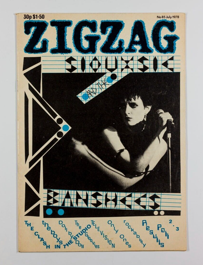 Siouxsie Sioux & The Banshees CLASH Only Ones TELEVISION punk ZIGZAG magazine UK