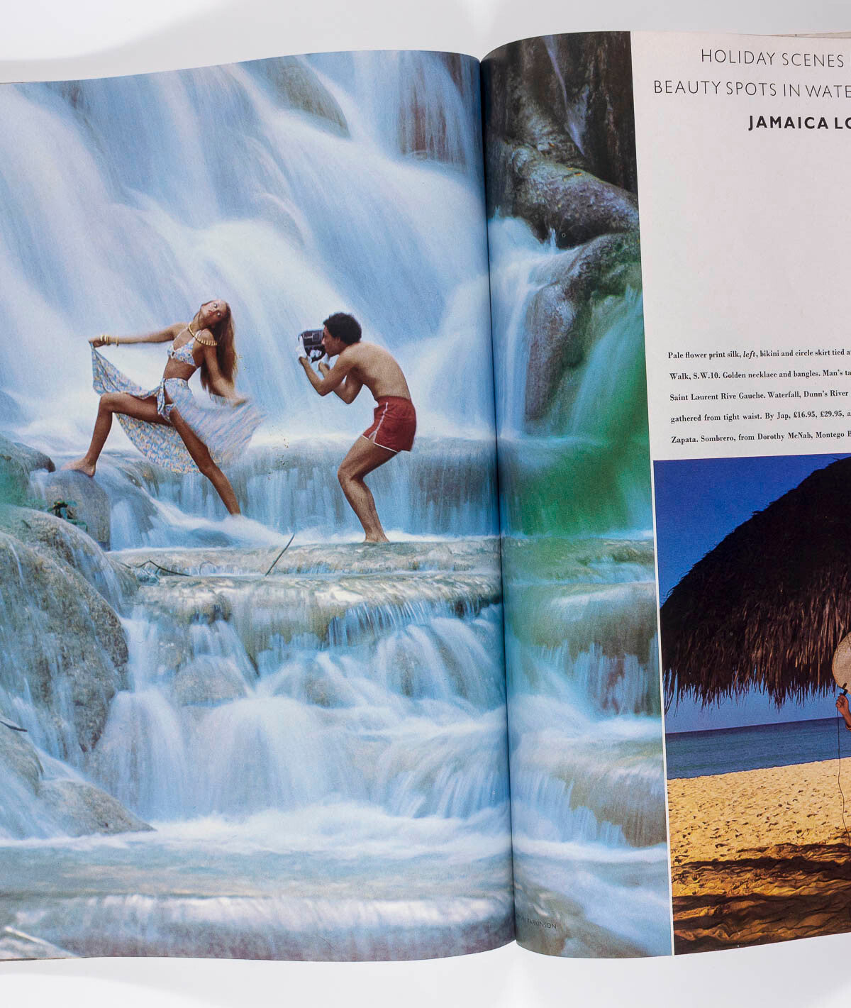 Jerry Hall ANTONIO LOPEZ Norman Parkinson TERENCE DONOVAN Jamaica TOSCANI  Vogue