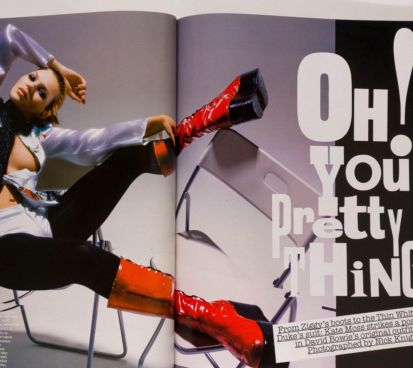 Bowie KATE MOSS Corinne Day VOGUE May 2003 Aguilera THE WHO Juergen Teller KYLIE