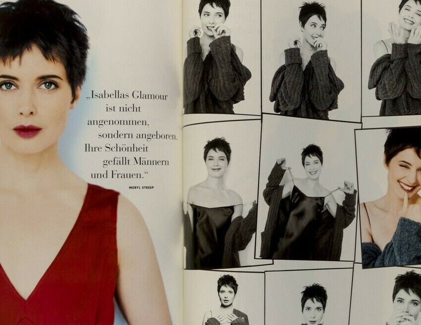 ISABELLE ADJANI Naomi JACKIE BISSET Carole Bouquet ISABELLA ROSSELLINI Vogue DE