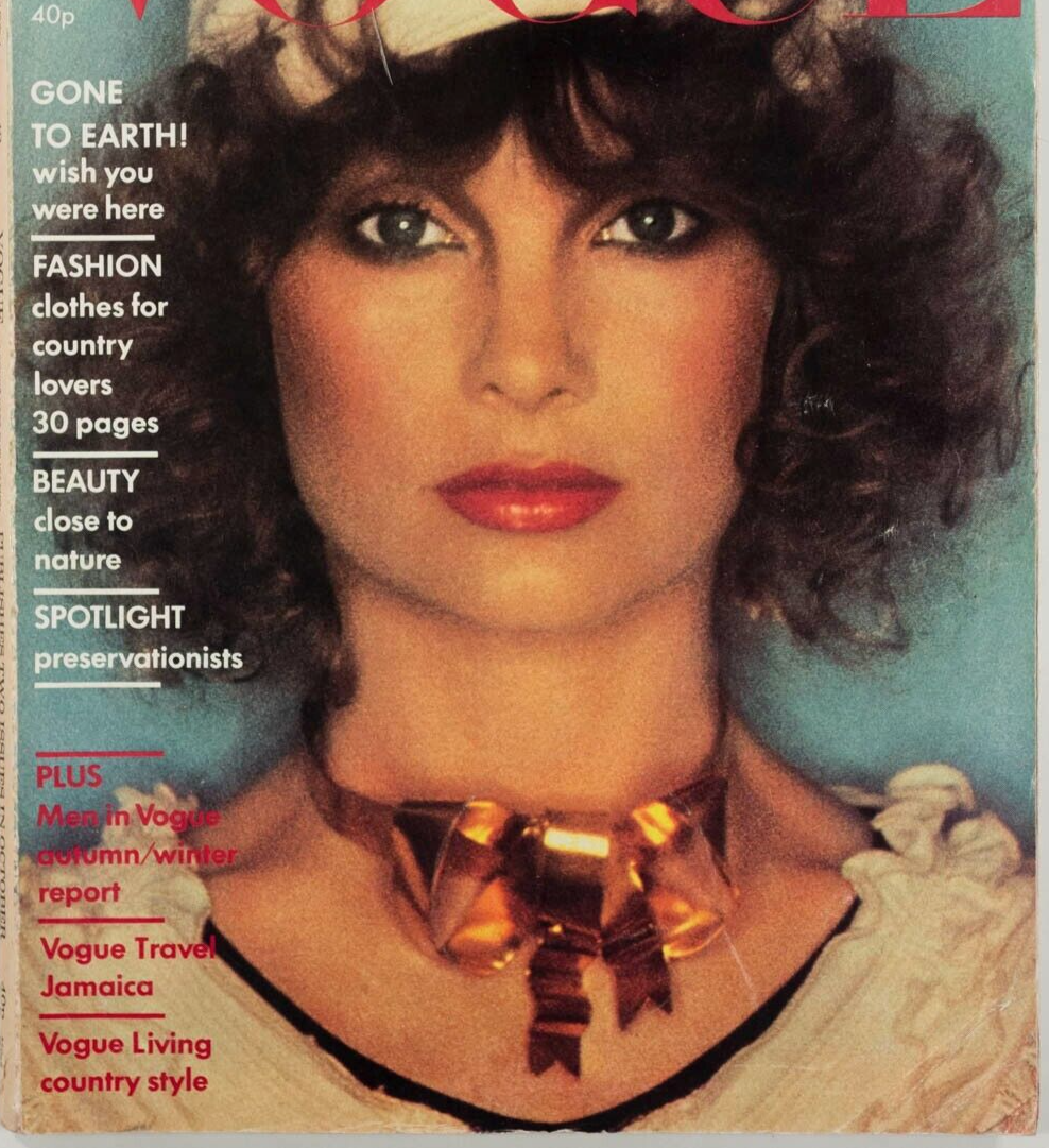 Zandra Rhodes NORMAN PARKINSON Apollonia BILL GIBB Wallis Franken MEN vtg VOGUE