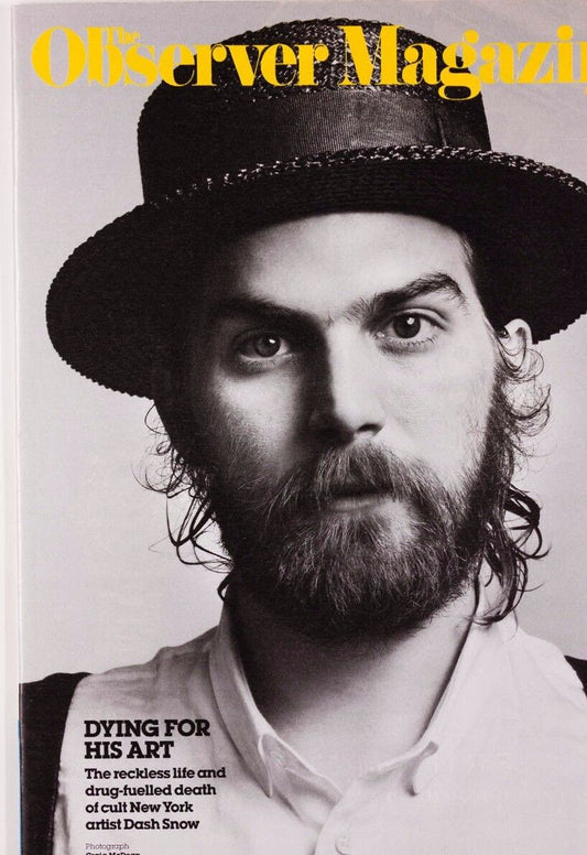 DASH SNOW Dan Colen YOKO ONO Ryan McGinley PETER PILOTTO ~ The Observer magazine