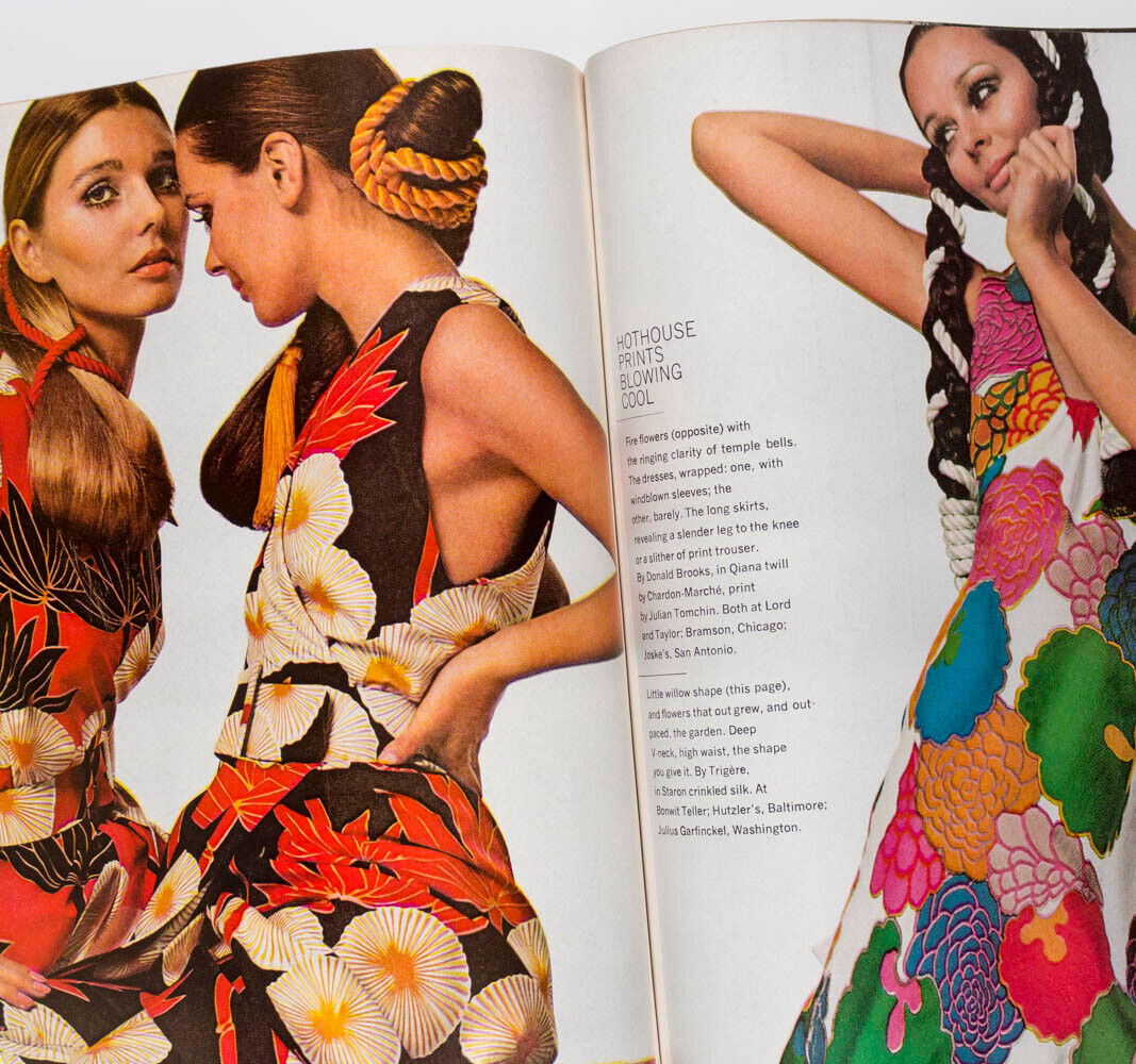 PARIS FASHION 60s Saul Leiter BEAUTY Heide Wiedeck US Harper's Bazaar 1969 Mar
