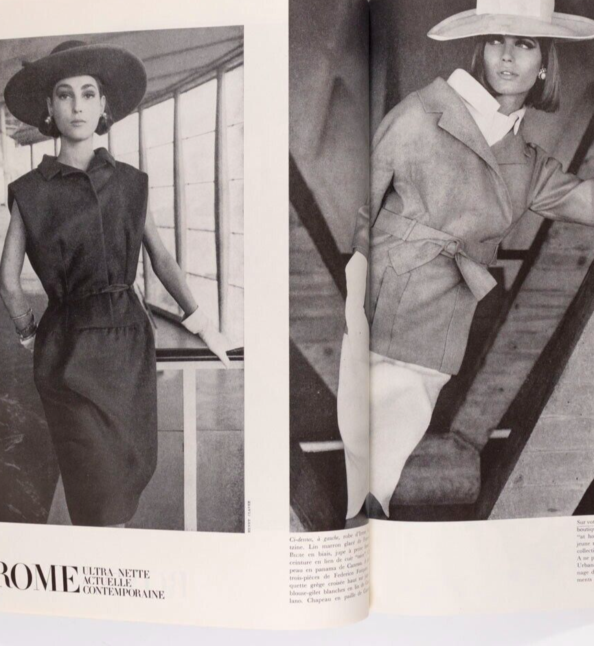 Tania Mallett USTINOV Fiona Campbell-Walter PARIS VOGUE 1964 Givenchy BALENCIAGA