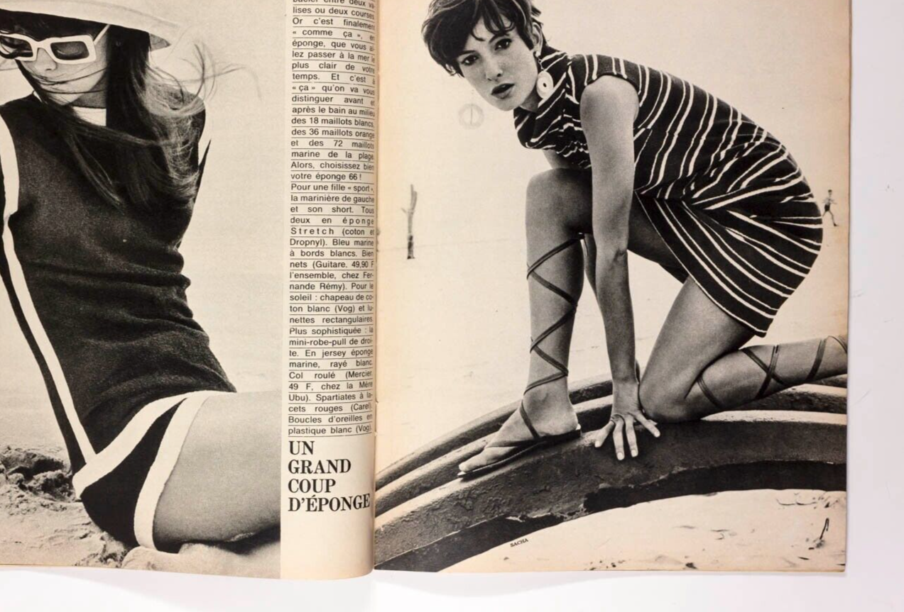 Anouk Aimee PIERRE BAROUH Bardot USSR St Tropez SACHA Michel Legrand FRENCH ELLE