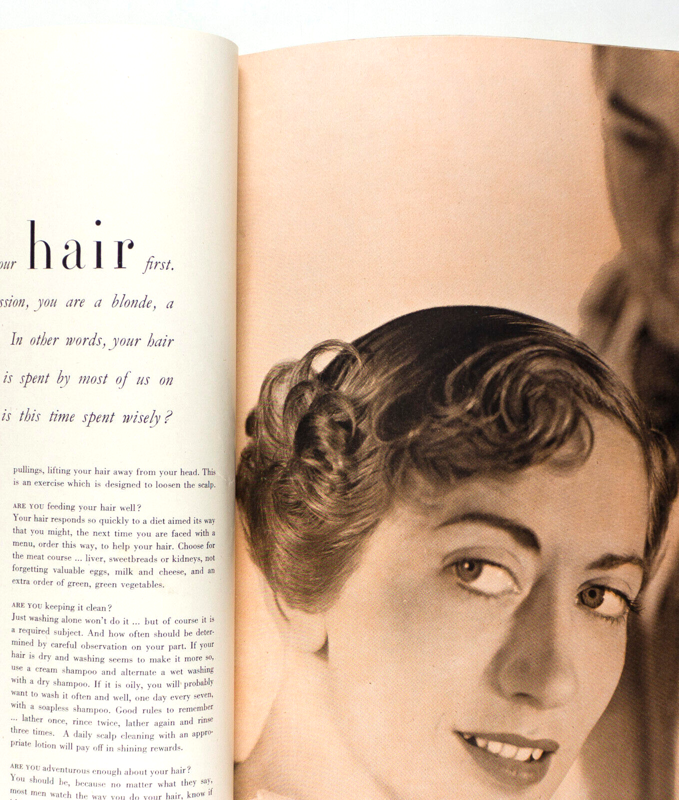 ERWIN BLUMENFELD Doe Eye JEAN PATCHETT Vogue Beauty Book Spring 1950 Lee Miller
