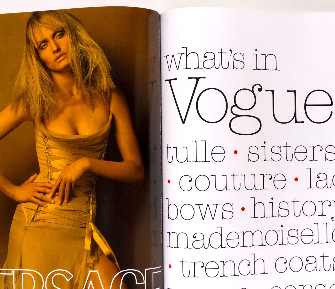 Sarah Jessica Parker HILARY RHODA Vogue magazine 2003 October SATC Diana Dondoe