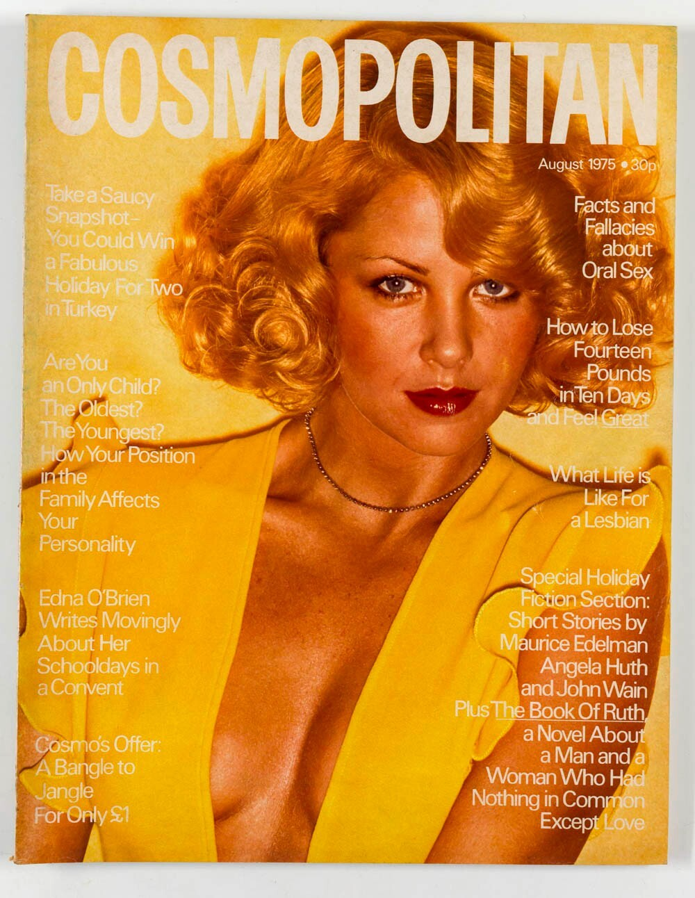 Natalie Wood SACHA VAN DORSSEN Peccinotti COSMOPOLITAN August 1975 50th birthday