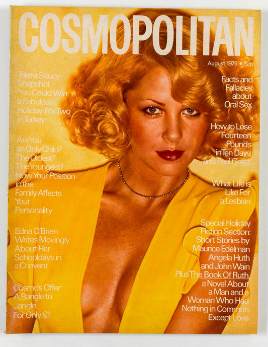 Natalie Wood SACHA VAN DORSSEN Peccinotti COSMOPOLITAN August 1975 50th birthday