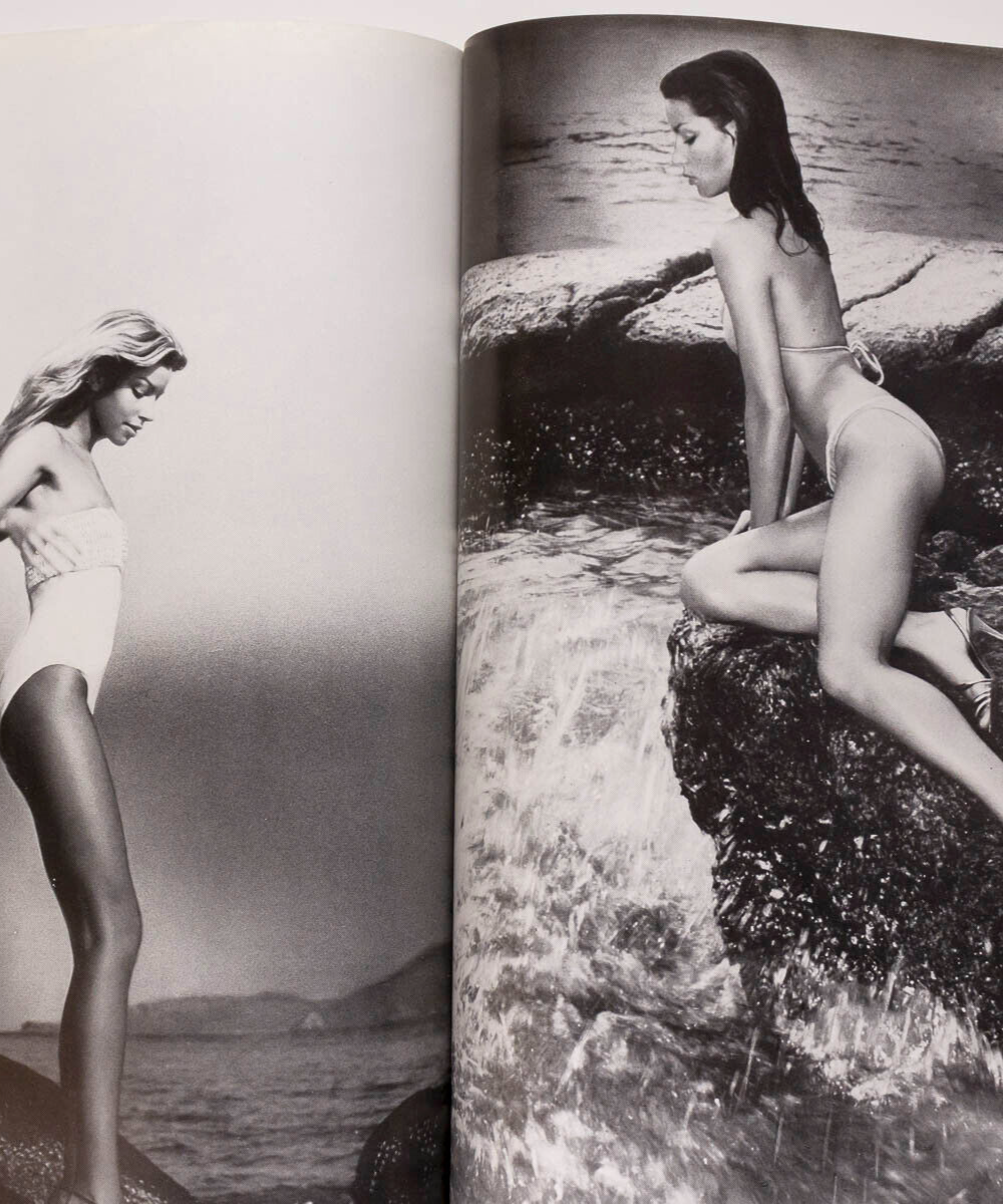 Lena Kansbod HELMUT NEWTON Norman Parkinson PARIS VOGUE June July 1977 Hamilton