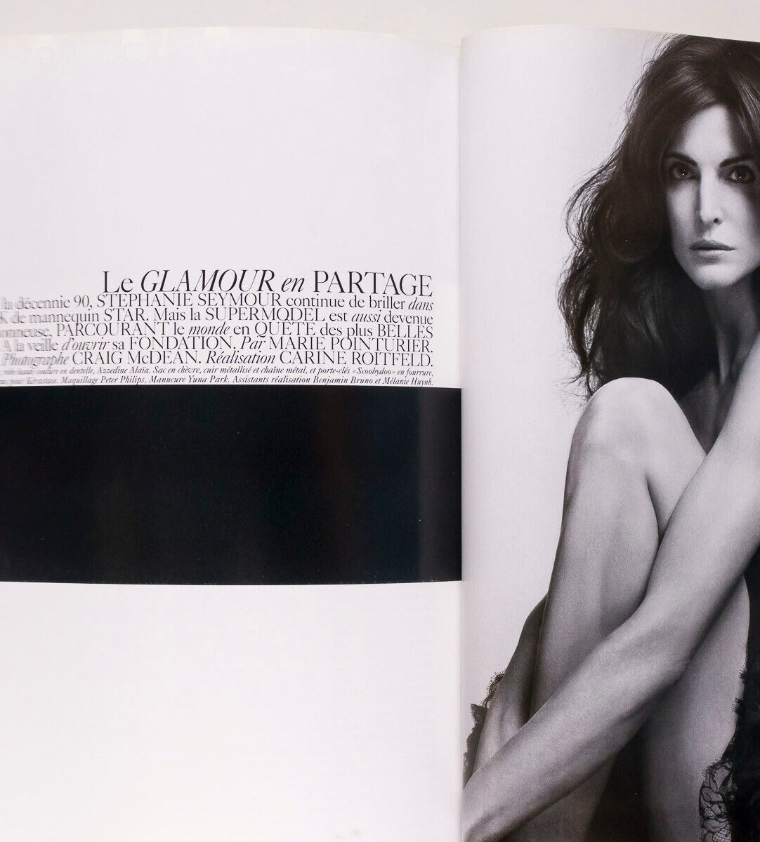 Jessica Stam GEMMA WARD Stephanie Seymour PARIS VOGUE September 2006 Biba LOEWE