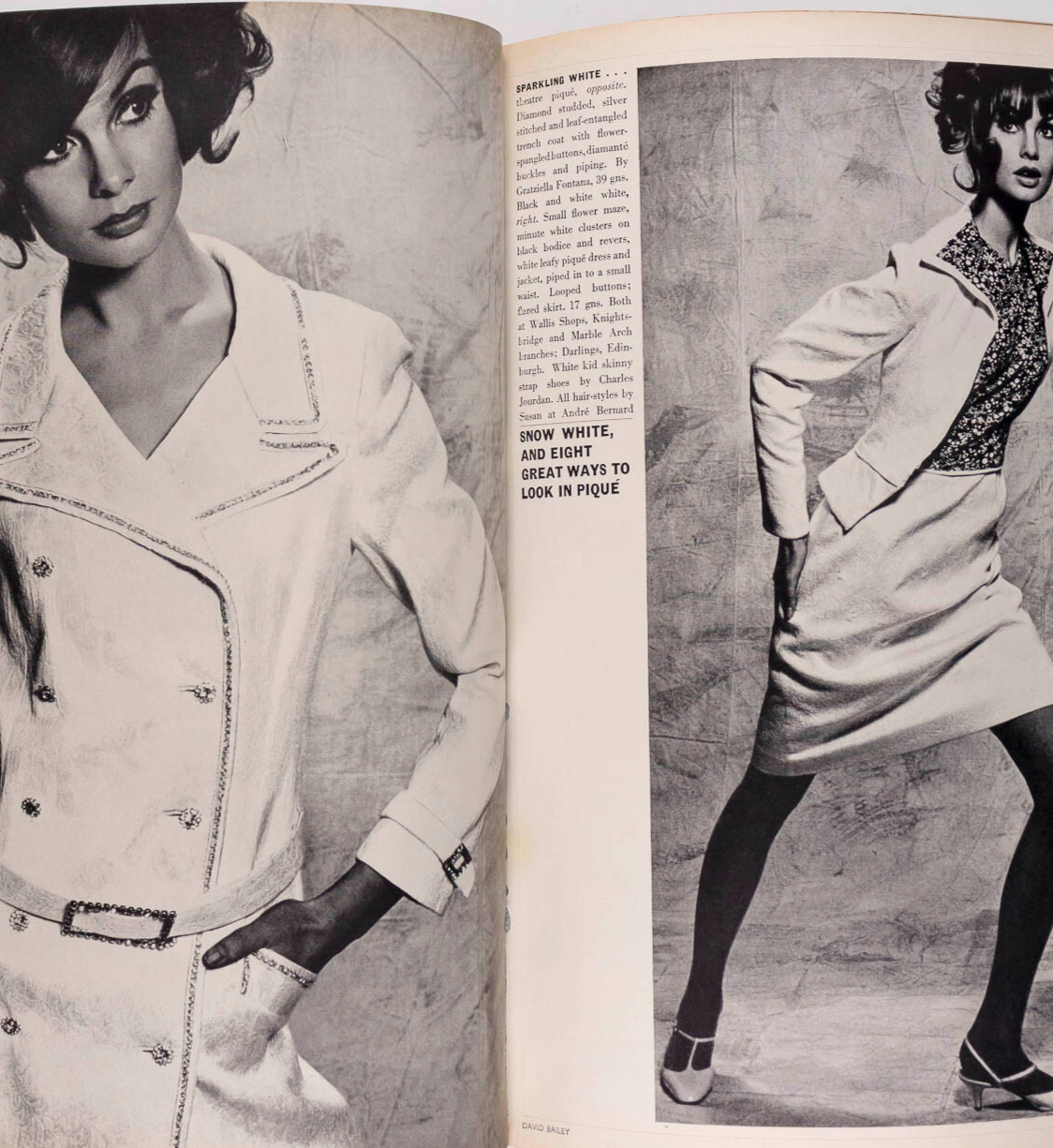 Sue Murray SHRIMPTON Helmut Newton VOGUE April 1965 NORMAN PARKINSON Kennington