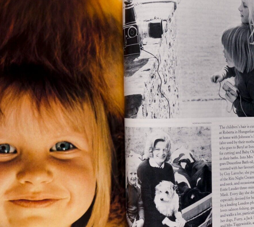 Norman Parkinson PETER SELLERS Clio Goldsmith VOGUE BEAUTY magazine PATRICK HUNT