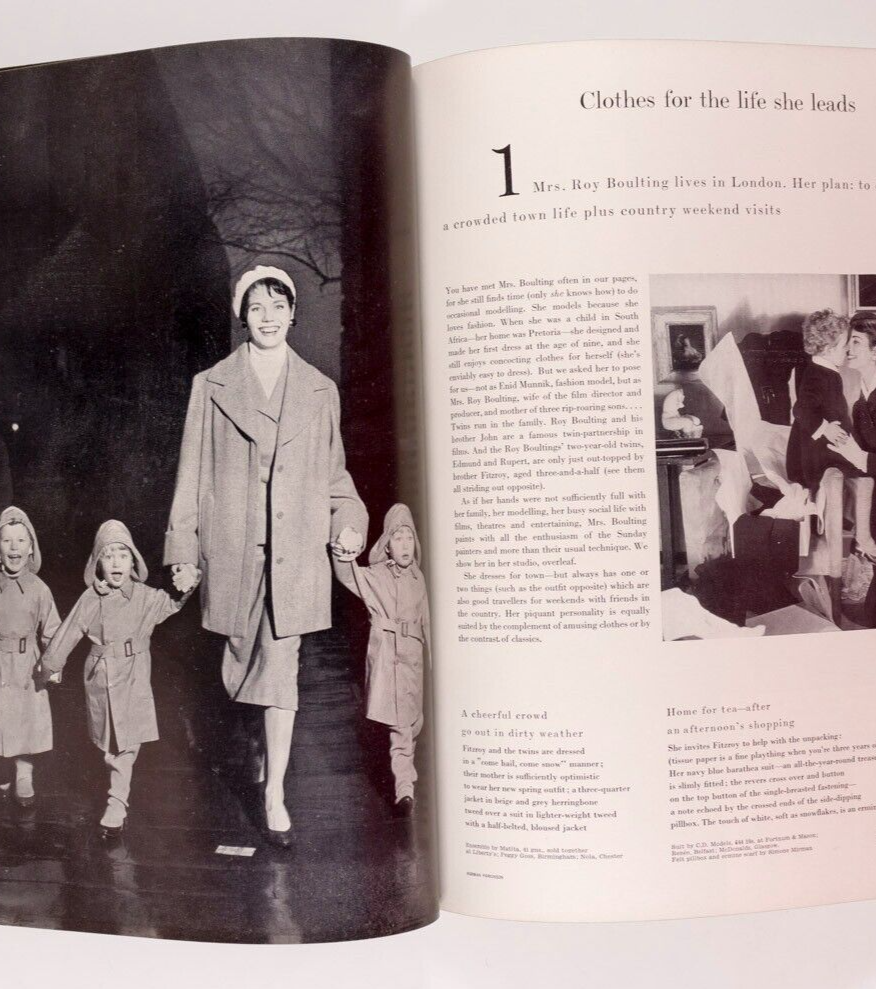 Susan Abraham NORMAN PARKINSON Australia VOGUE February 1955 JOHN WARD Huston UK