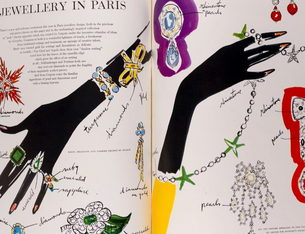 CAITLIN THOMAS Deakin MIKE TODD Givenchy costume jewellery MAUREEN SWANSON Vogue