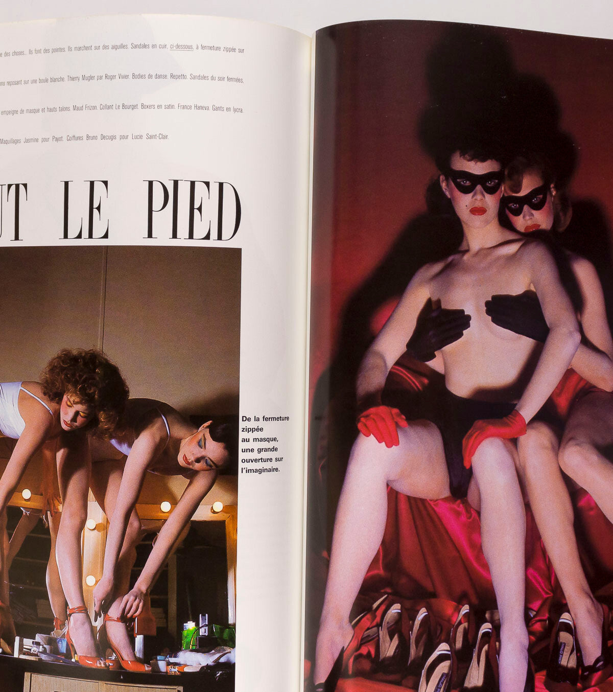 Renata Vackova GUY BOURDIN Sontag SIGOURNEY WEAVER Paris Vogue 1985 Picasso RTW