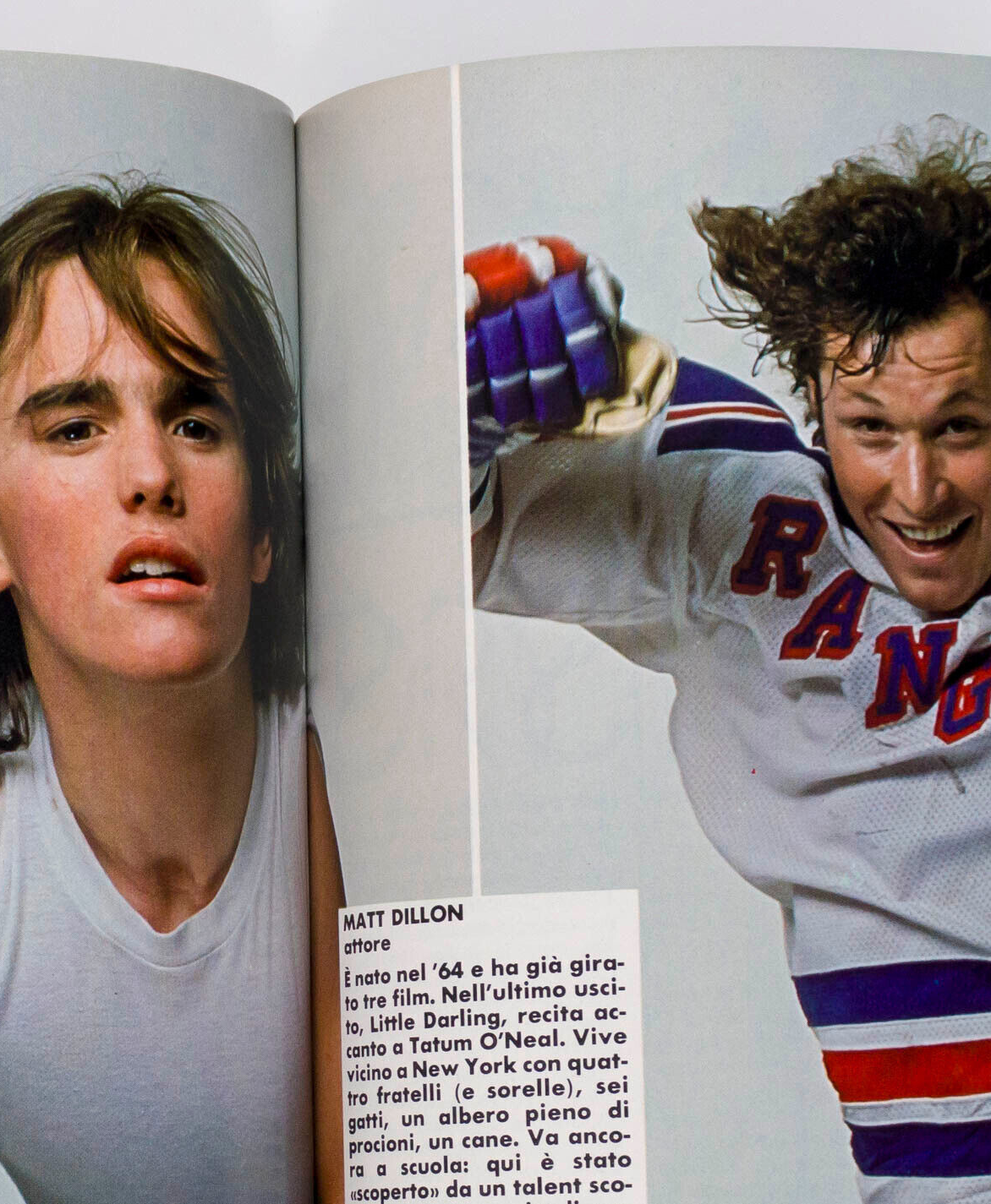 ANDY WARHOL Matt Dillon BRUCE WEBER Blue Denim Jeans ALDO FALLAI L'uomo Vogue 80