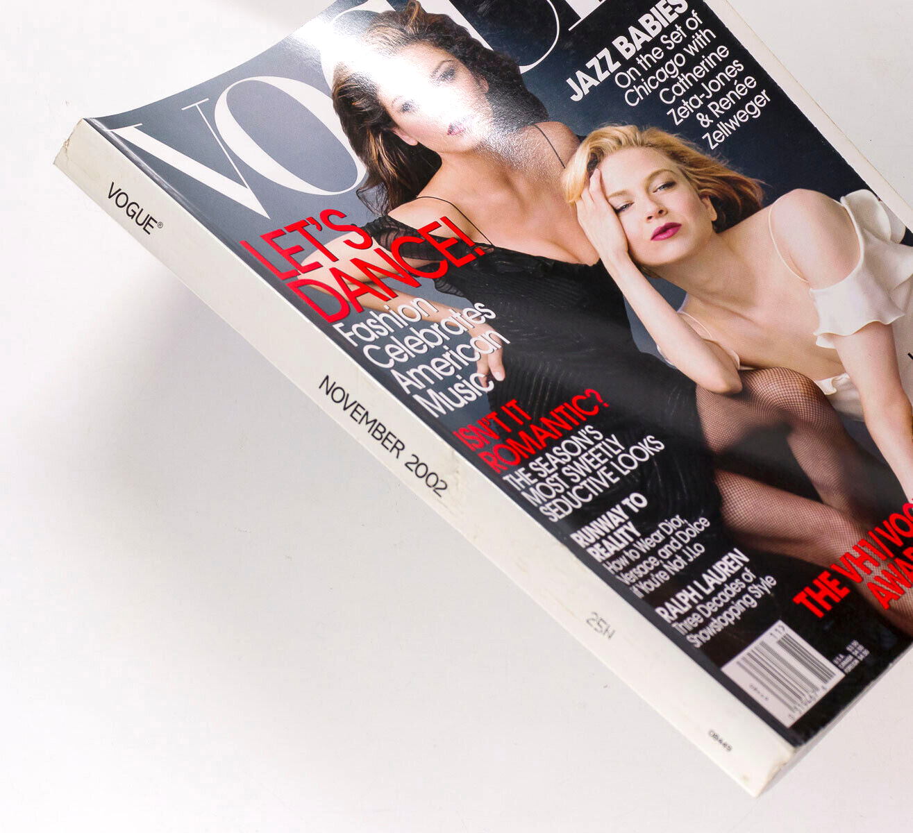 RENEE ZELLWEGER Catherine Zeta-Jones VOGUE magazine November 2002 Luhrmann VH1