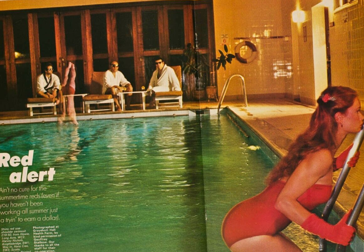 SYLVIA KRISTEL Tina Chow JOHN HURT Honey magazine May 1979 SRI LANKA Soho RITZY