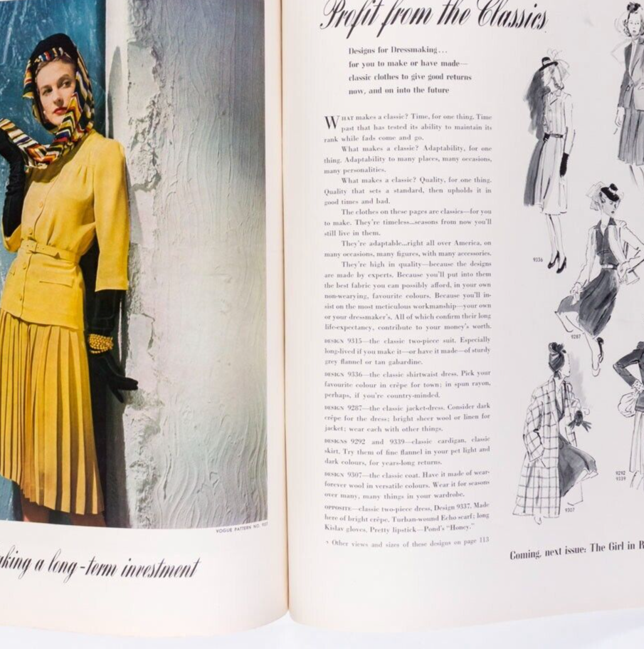 Meg Mundy RENE BOUET-WILLAUMEZ Jinx Falkenburg HORST Ludwig Bemelman BONDS Vogue