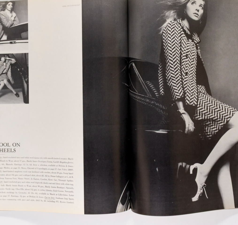 Editha Dussler JAMAICA Jill Kennington UK HARPERS BAZAAR February 1967 Benedetta